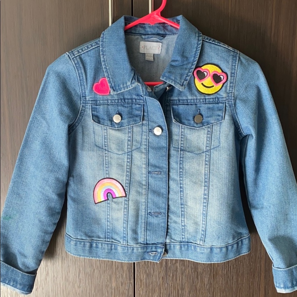 Emoji Denim Jacket